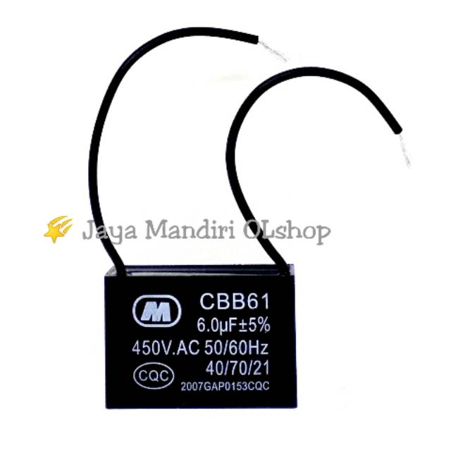 Jual KAPASITOR KIPAS ANGIN 6UF /CAPASITOR 6uF Indonesia