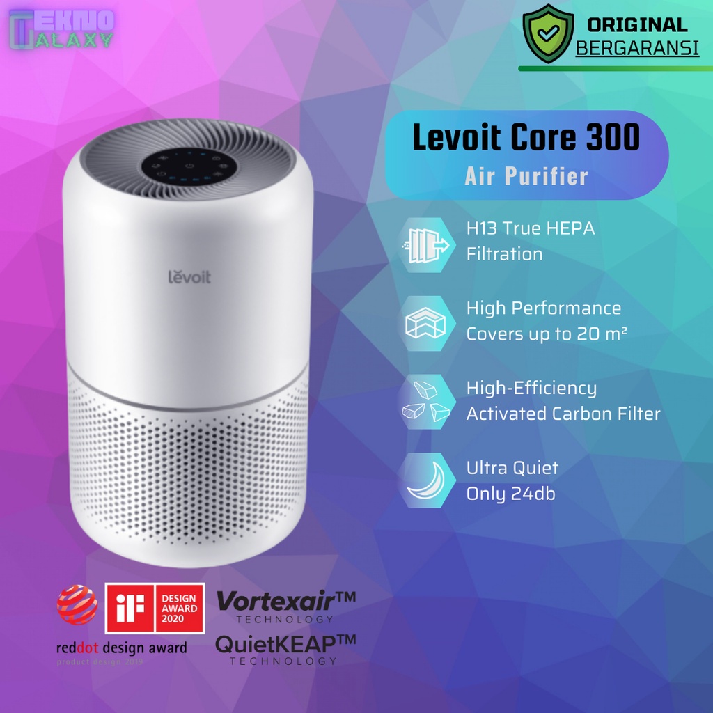 Jual Levoit Core 300 True Hepa Air Purifier Alat Pembersih Udara Ruangan | Shopee Indonesia