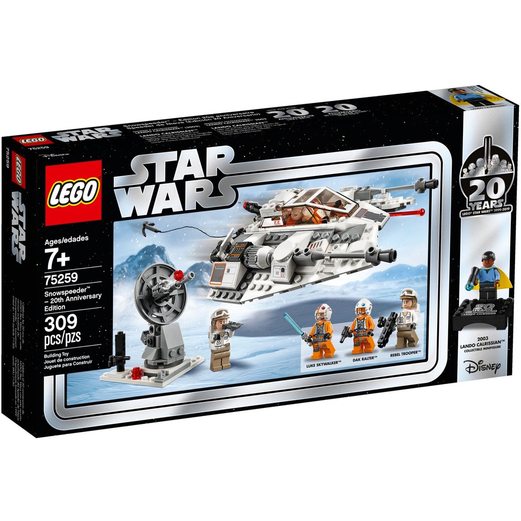 Jual Lego Original Star Wars - 75259 Snowspeeder 20Th Edition - Mainan Anak Perang Antariksa | Shopee Indonesia