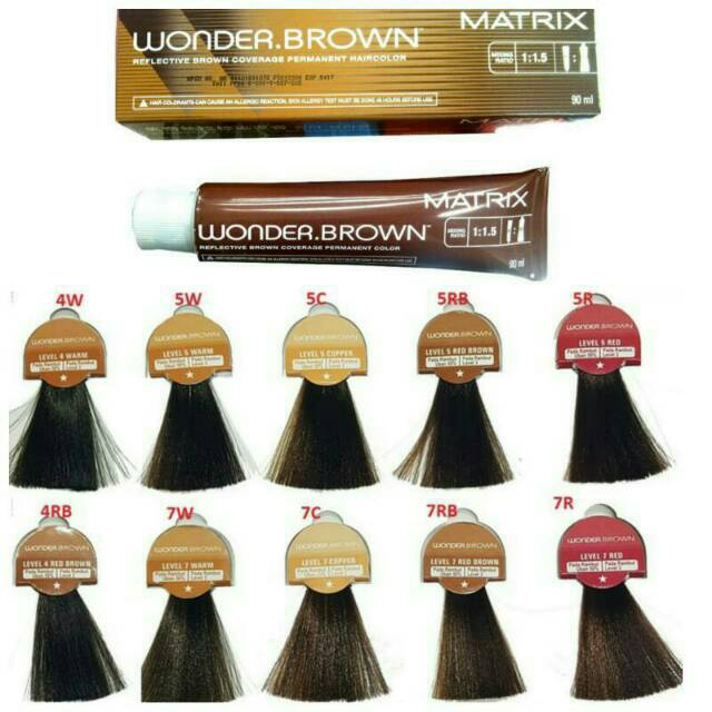 Jual Matrix Wonderbrown Cat Rambut Pewarna Rambut Cokelat Hair Color Wander Brown | Shopee Indonesia