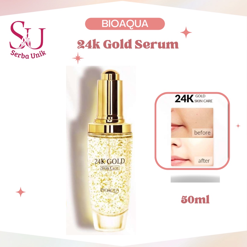 Jual Bioaqua 24K Gold Serum Skincare 30ml & 50ml Shopee Indonesia
