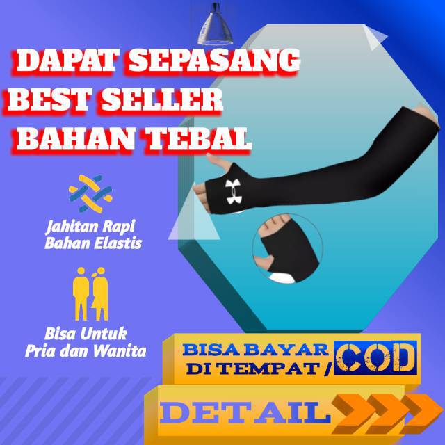 MANSET DEKER TANGAN ARM SLEEVE STOKING/PELINDUNG TANGAN