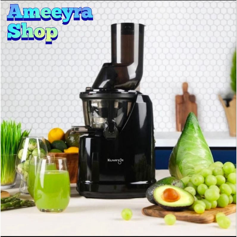 Jual Ready Stock Whole bSlow Juicer Kuvings B1700 Black Phantom Low Watt Shopee Indonesia