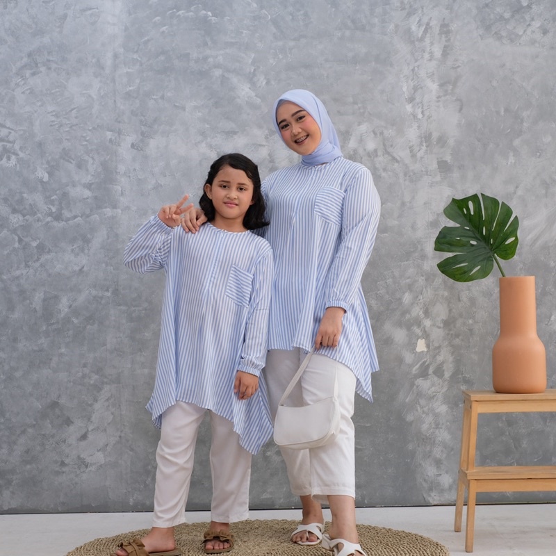 Jual BAJU COUPLE BLOUSE IBU DAN ANAK ATASAN BAJU COUPLE IBU DAN ANAK
