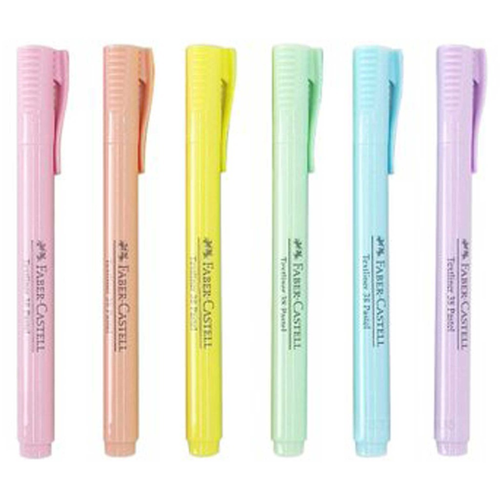 Jual FaberCastell Textliner 38 Pastel Colour Highlighter Satuan