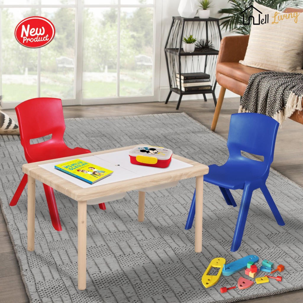 Jual Meja Belajar | Meja Mainan Anak Tempat Penyimpanan Mainan Anak Meja Serbaguna Meja Laptop | Shopee Indonesia