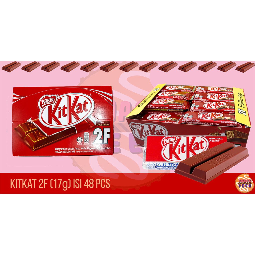 Jual Nestle Cokelat Kitkat 2F 1 Box Isi 48 Pcs | Shopee Indonesia