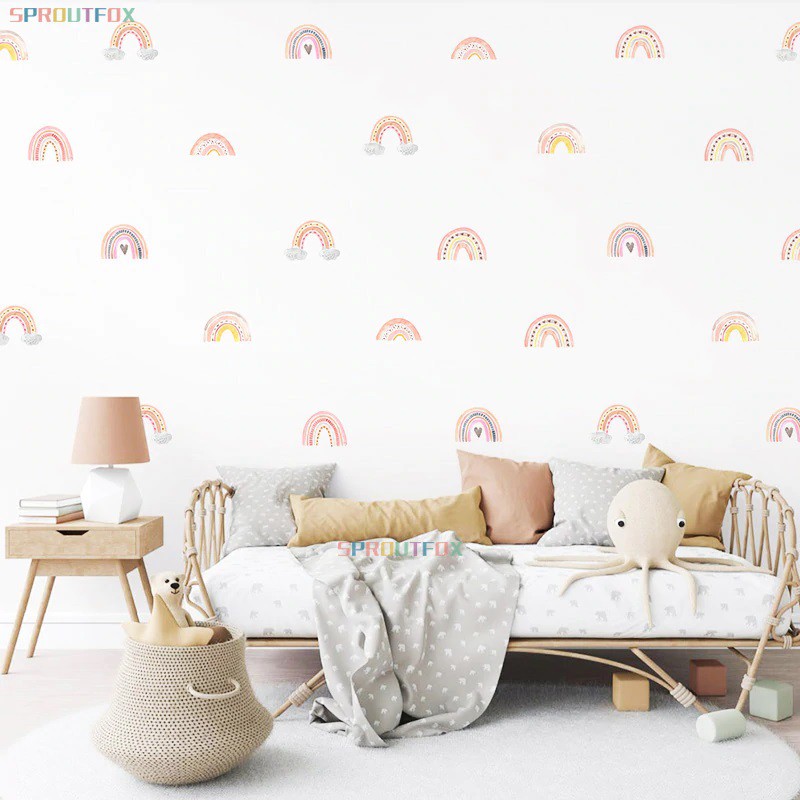 stiker dinding dekorasi kamar tidur wallpaper stiker