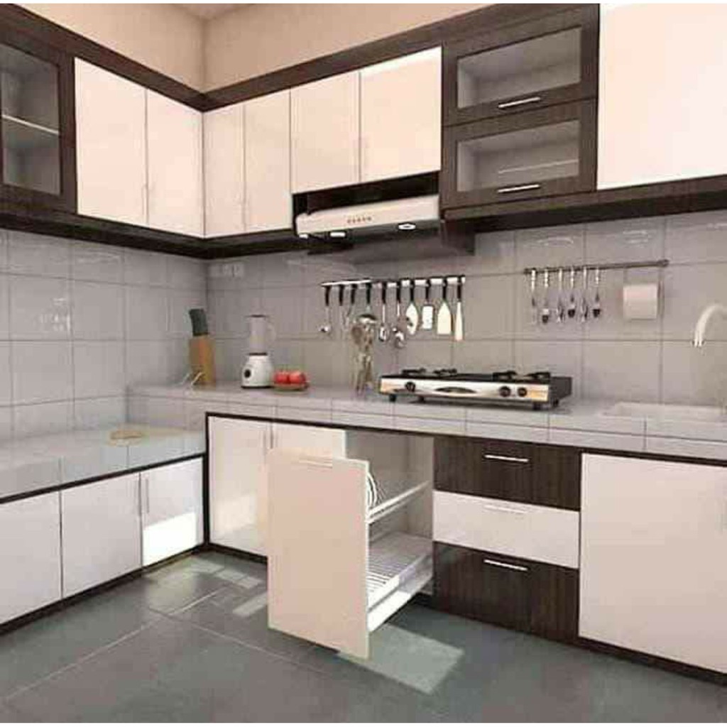 Jual KITCHEN SET HPL KAYU / KITCHEN SET MINIMALIS / KITCHEN SET CUSTOM