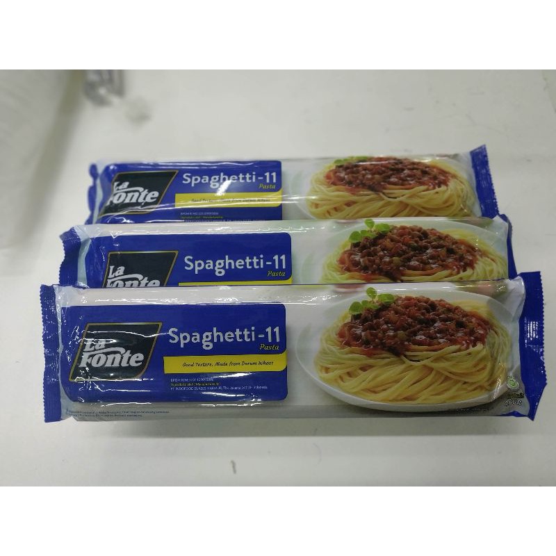 Jual Mie Spaghetti / Pasta Spaghetti La Fonte 450 Gr