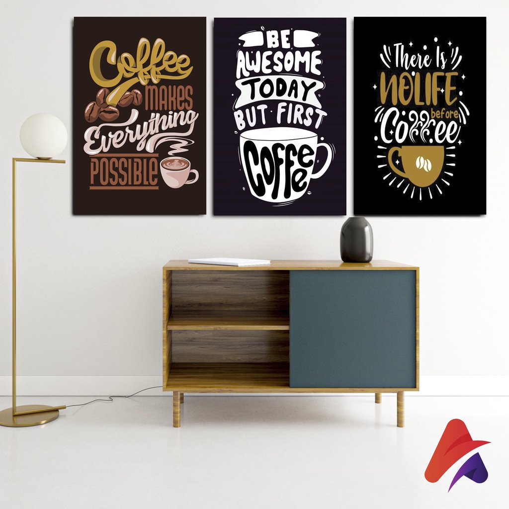 Jual HIASAN DINDING CAFE (20X30) KOPI WALL DECOR PAJANGAN POSTER KAYU