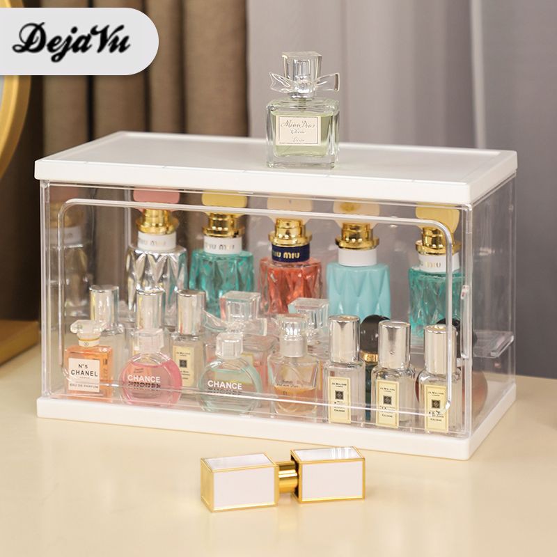Jual Dejavu Rak Parfum Acrylic Tempat Kotak Kosmetik Penyimpanan