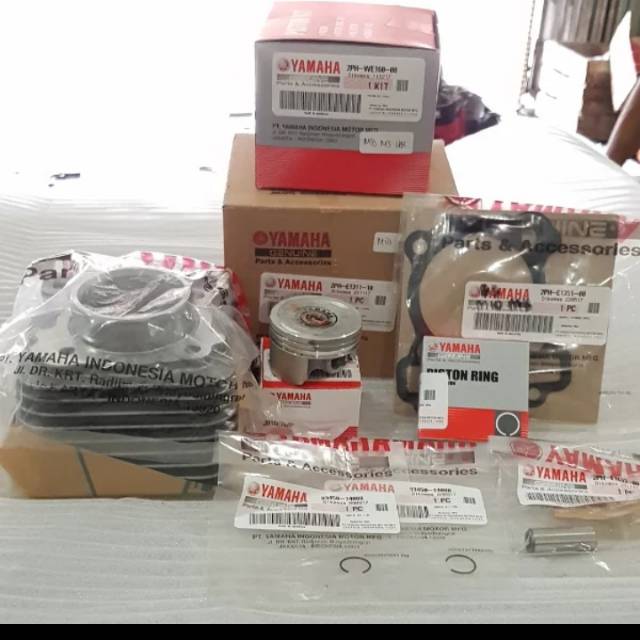 Jual Piston kit dan blok seher mio m3 pnp soul gt 125 original yamaha
