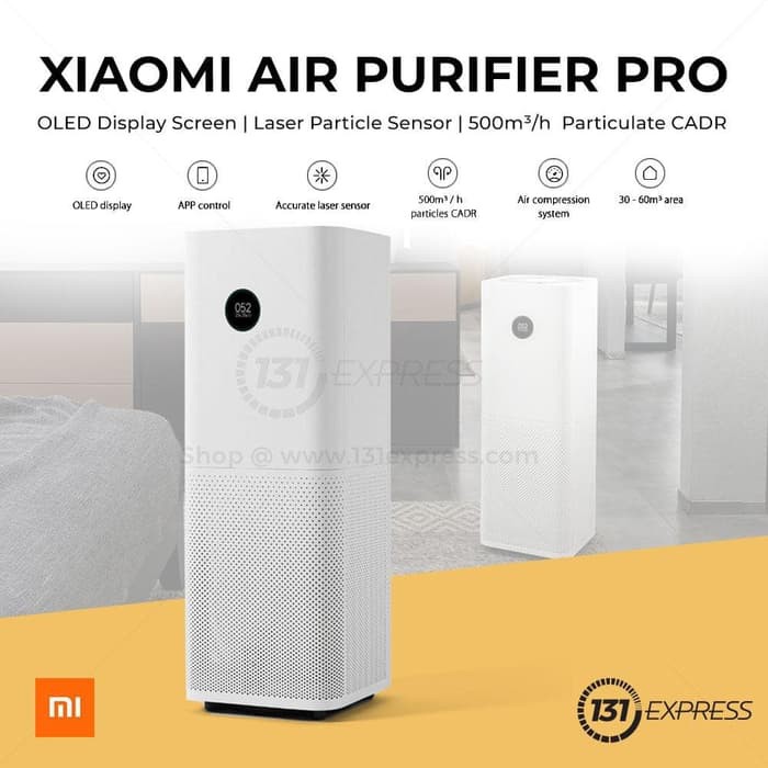 Jual Xiaomi Mi Smart Air Purifier Pro Penjernih Udara Kamar Oled | Shopee Indonesia
