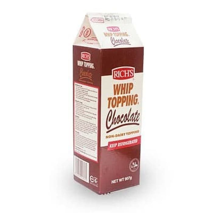 Jual Rich Whip Cream Coklat 907Ml Topping Coklat Whipping Cream Rich's | Shopee Indonesia
