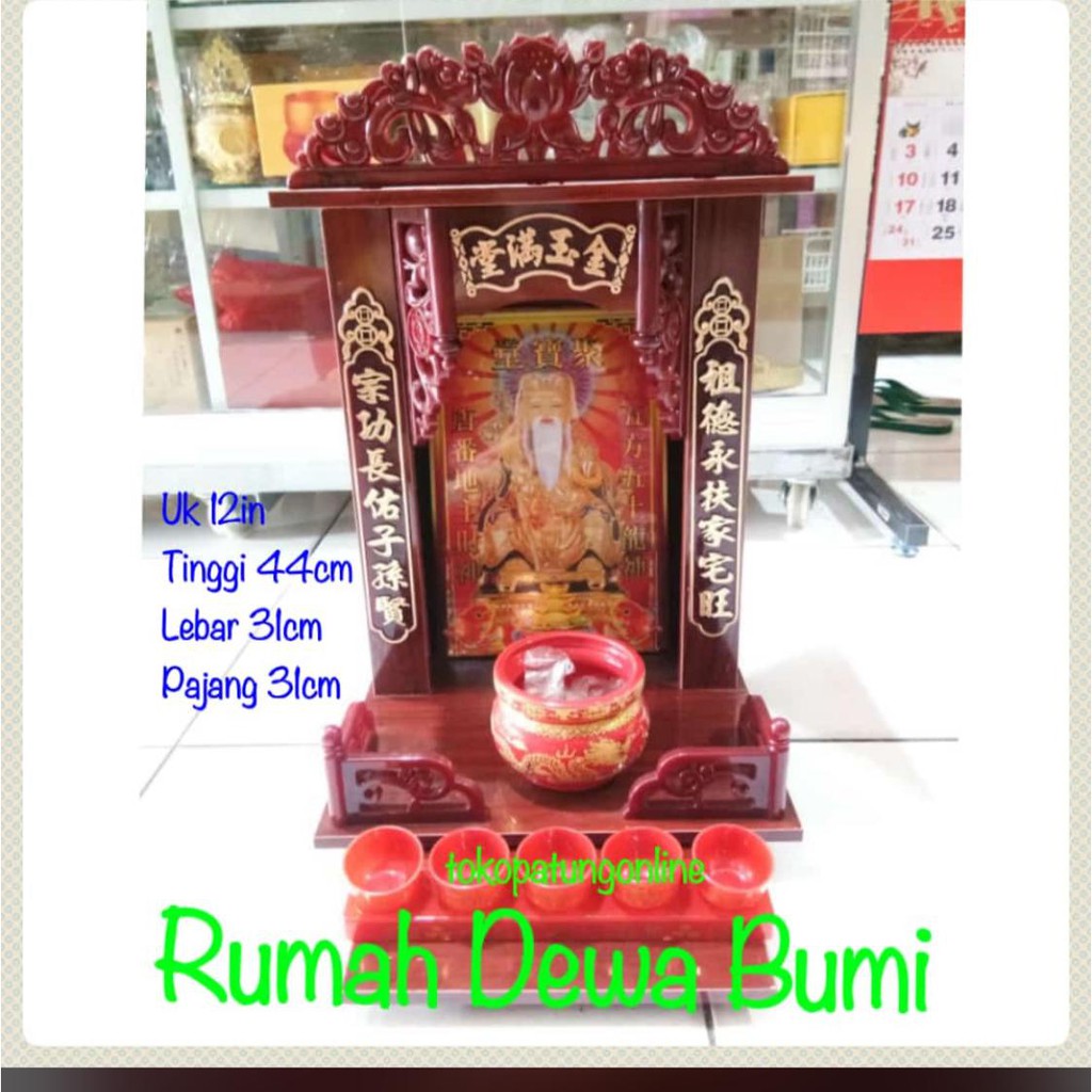 Jual Meja Sembahyang Set Papan Dewa Bumi 012 Indonesia|Shopee Indonesia