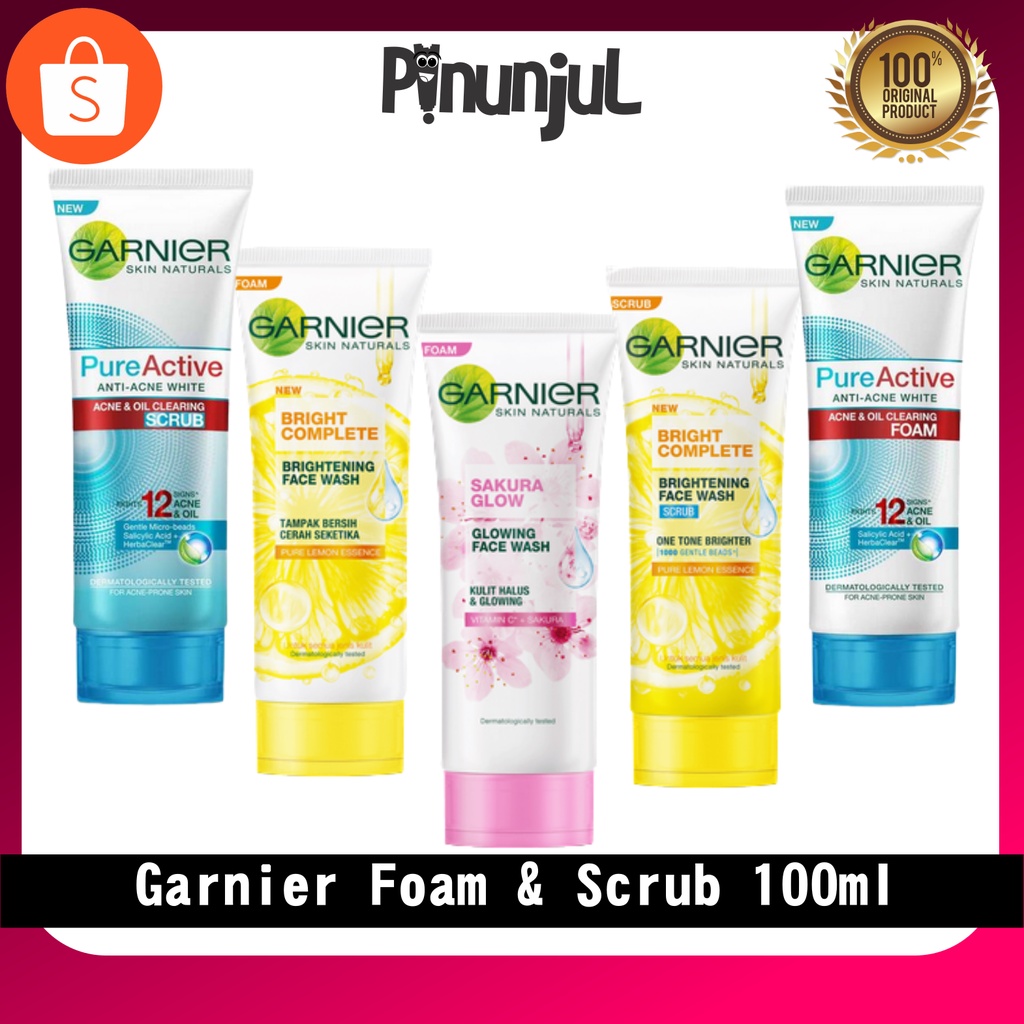Jual GARNIER FOAM SAKURA WHITE / GARNIER FOAM LIGHT COMPLETE / GARNIE