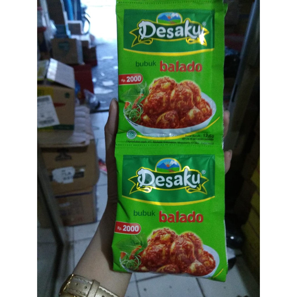 DESAKU BUBUK BALADO PER RENCENG ISI 10 X 12,5 GRAM Shopee Indonesia