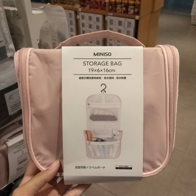 Jual Toiletries bag miniso Shopee Indonesia