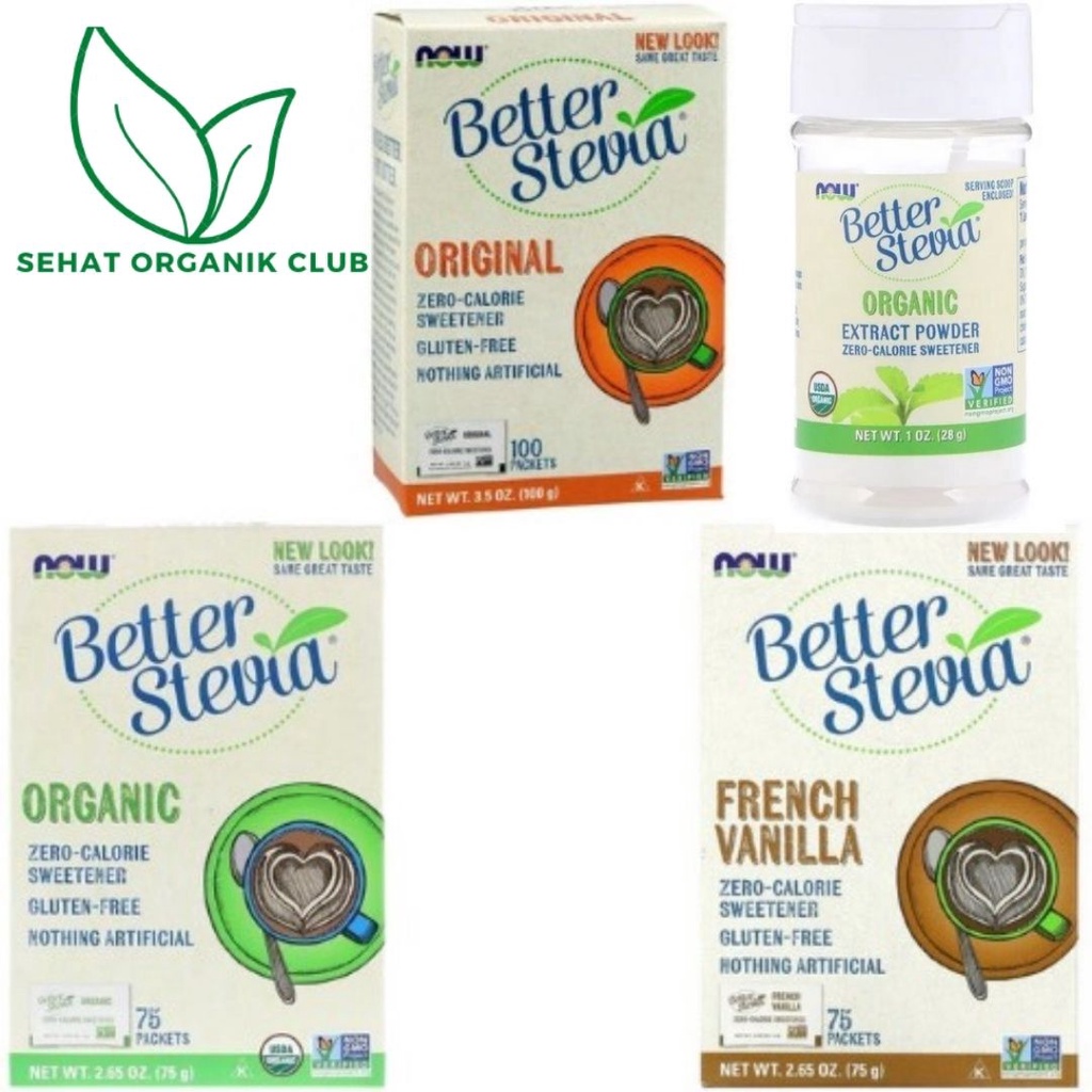 Jual Now Foods Better Stevia Zero Calorie Sweetener original 100