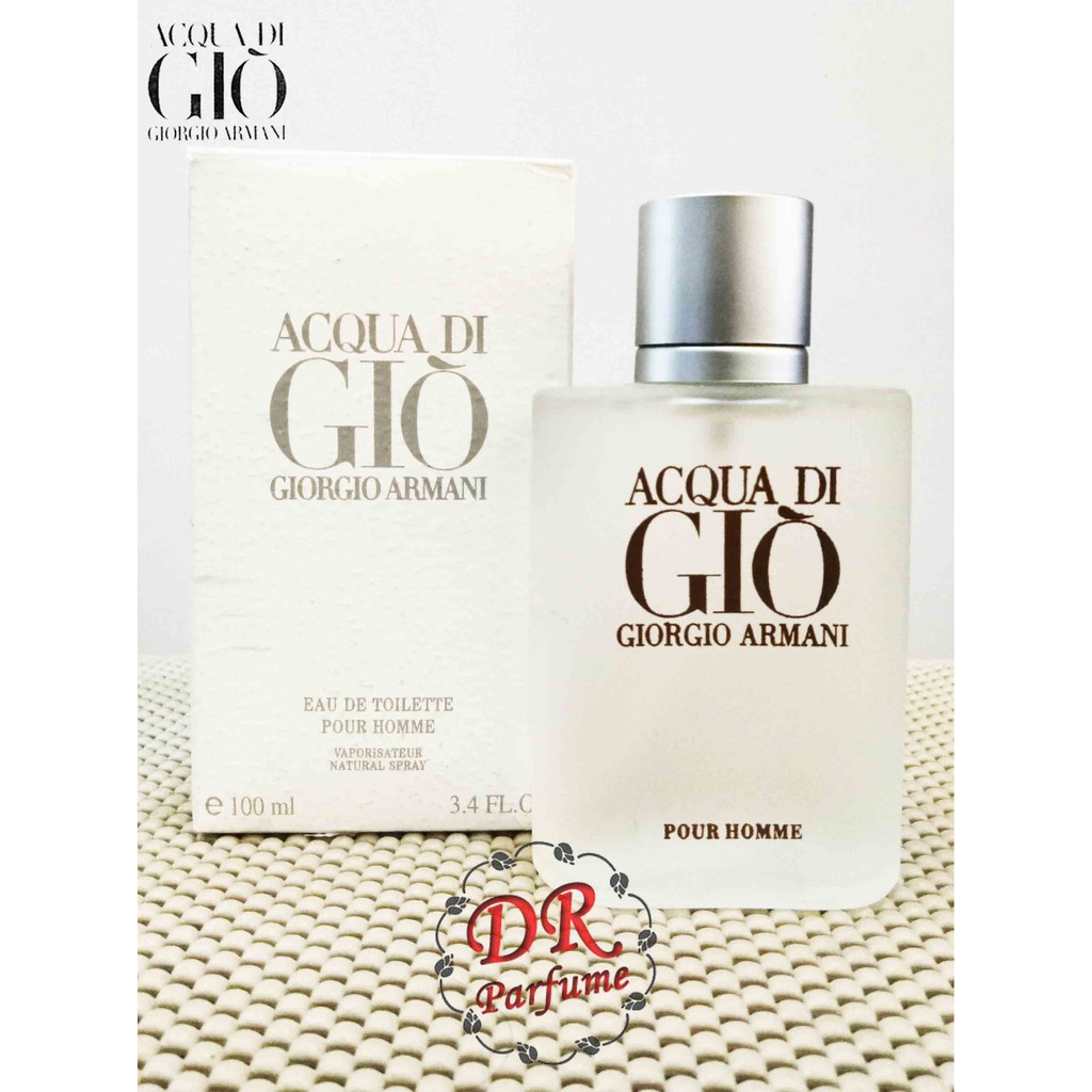 Jual Parfum Pria - Giorgio Armani Acqua Di Gio Pour Homme Man Edt 100Ml Ori Singapore | Shopee Indonesia