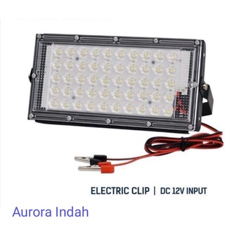 led lampa 12v Jual Lampu Led Sorot Dc 12V 50W 50 Watt 12 Volt Aki Motor Mobil Kabel Jepit Indonesia|Shopee Indonesia