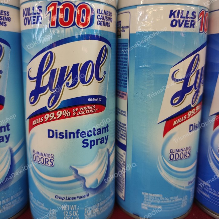 Jual LYSOL Disinfectant Spray All In One Crisp Linen Scent 99.9Kill
