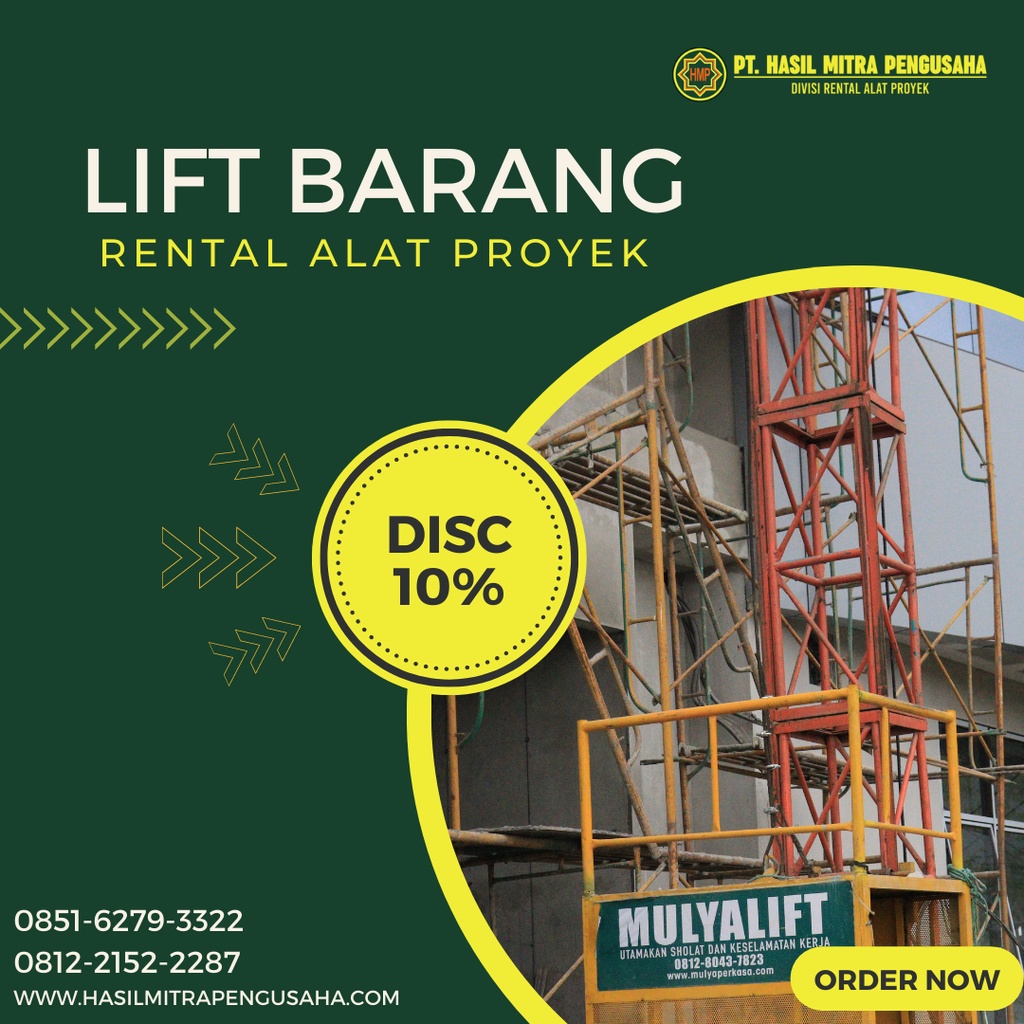Jual Sewa Lift Proyek Pagar alam Sewa Lift Material Pagar alam Sewa