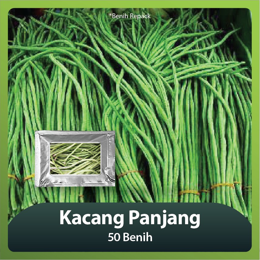Benih Bibit Kacang Panjang 50 benih Shopee Indonesia