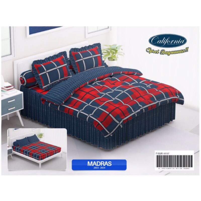 Jual BED COVER CALIFORNIA SIZE KING ( 180 X 200 ) Shopee Indonesia