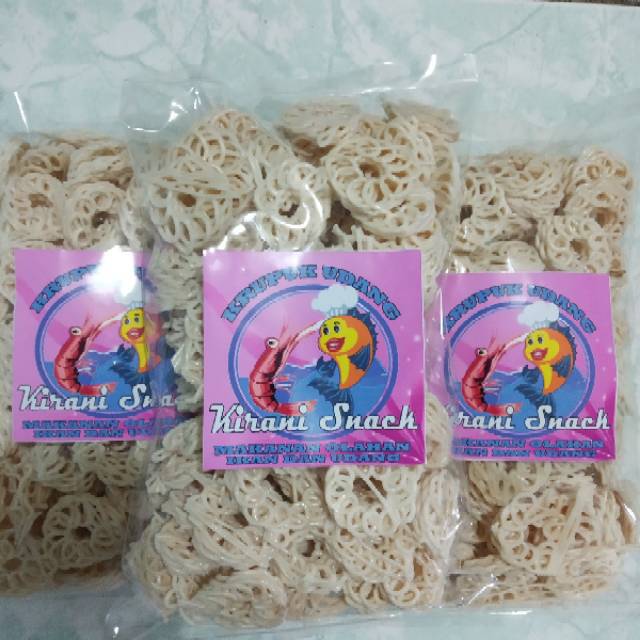 KERUPUK KERITING MENTAH BAWANG UDANG PUTIH 500GR Shopee Indonesia