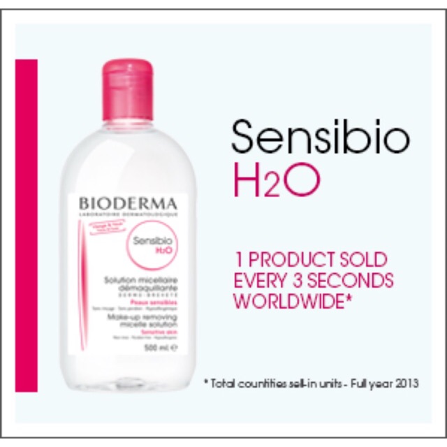 Jual Bioderma Make Up Remover Cleansing Water PINK 250ML Shopee Indonesia