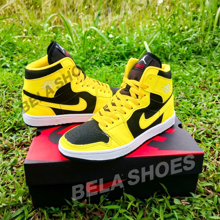 Jual sepatu basket air jordan 1 mid sepatu basket murah pria Shopee