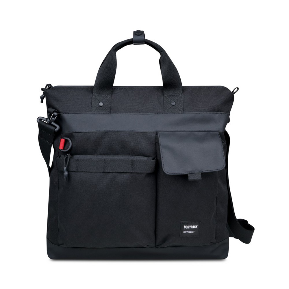 Bodypack Duncan Laptop Tote Bag Black Shopee Indonesia