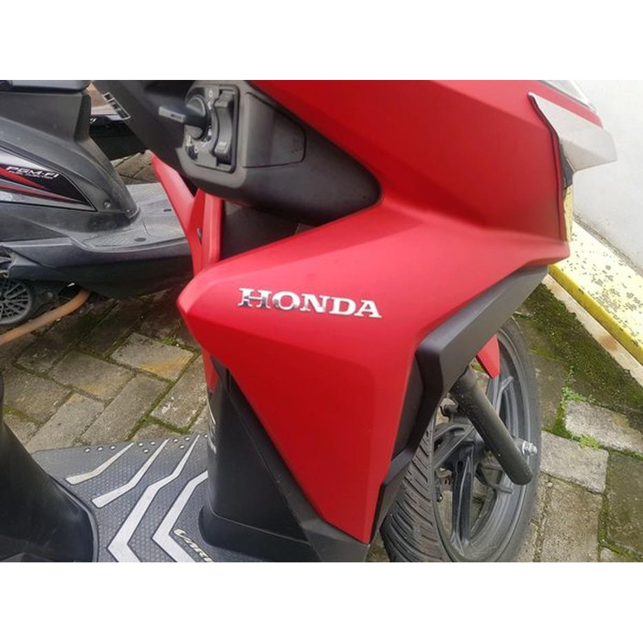 EMBLEM MARK STICKER STIKER LOGO TULISAN HONDA 10 CM TIMBUL NEW VARIO