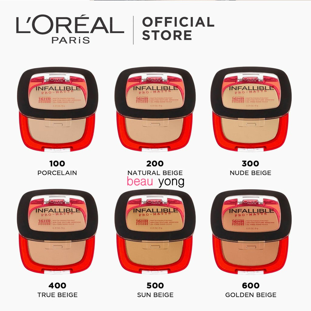 Jual L'oreal Paris Infallible Pro-Matte 16Hr Powder / Pro Matte Powder [ Loreal] | Shopee Indonesia