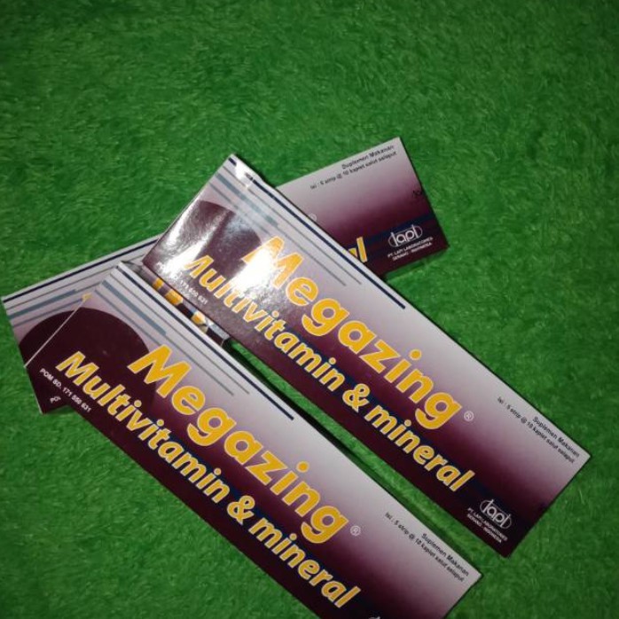 Jual Vitamin C , E , Zinc Megazing Multivitamin dan mineral per box