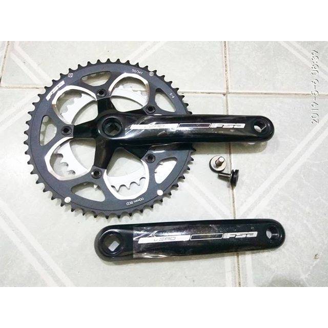 Jual Crank Sepeda Balap Roadbike Fsa Vero Double . Indonesia|Shopee Indonesia