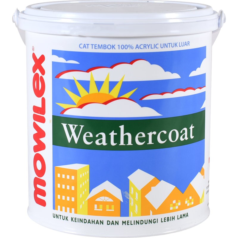 CAT TEMBOK EXTERIOR MOWILEX WEATHERCOAT GALON / 2.5L Shopee Indonesia