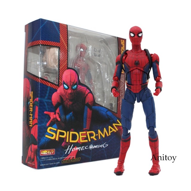 Jual Mainan Anak Spiderman Homecoming Action Figure 14 Cm With Box | Shopee Indonesia