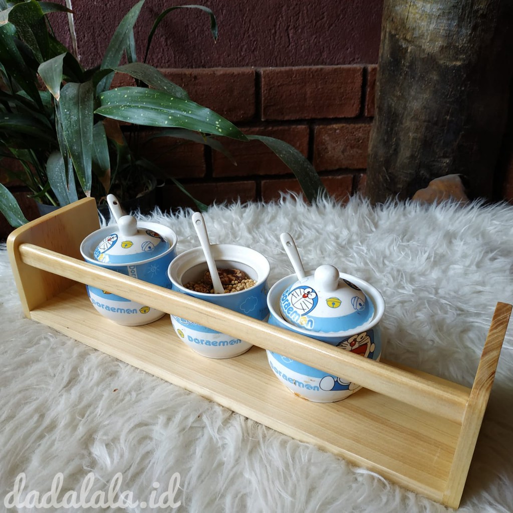 BEKVAM Rak Bumbu Dapur Kayu Pinus Berkualitas! Kuat Tidak