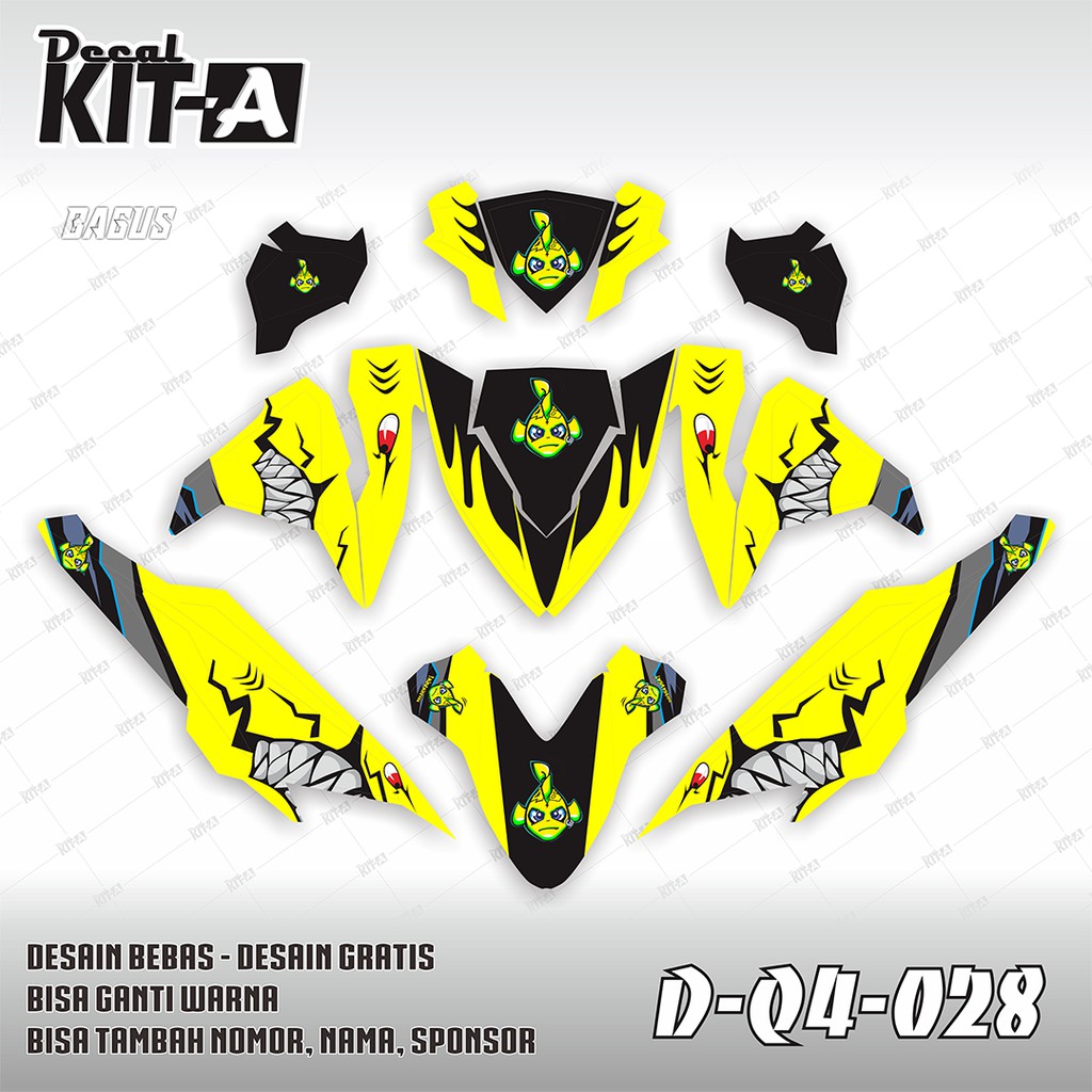 Modifikasi Supra X 125 Warna Hijau Stabilo