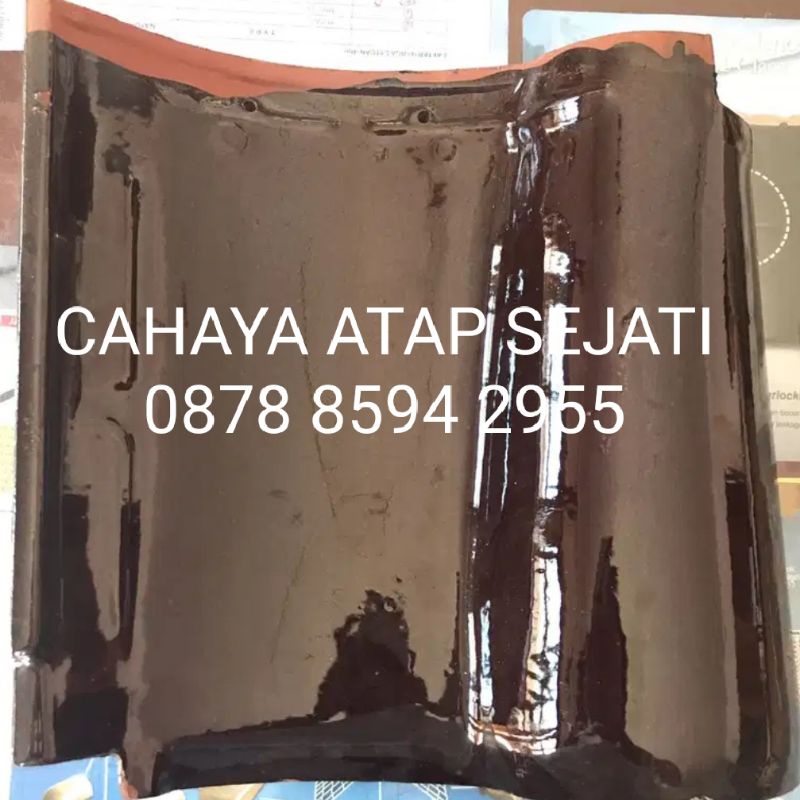 Jual Genteng Keramik KIA Cocobrown Tali Hitam Shopee Indonesia