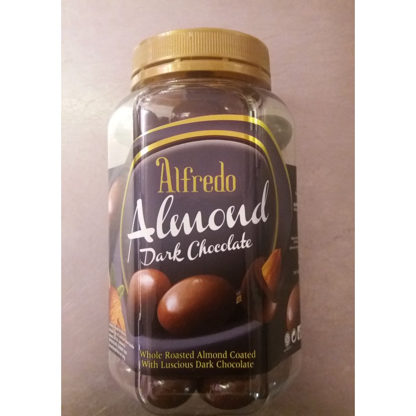Jual Alfredo Coklat Almond Dark Chocolate 450Gr | Shopee Indonesia