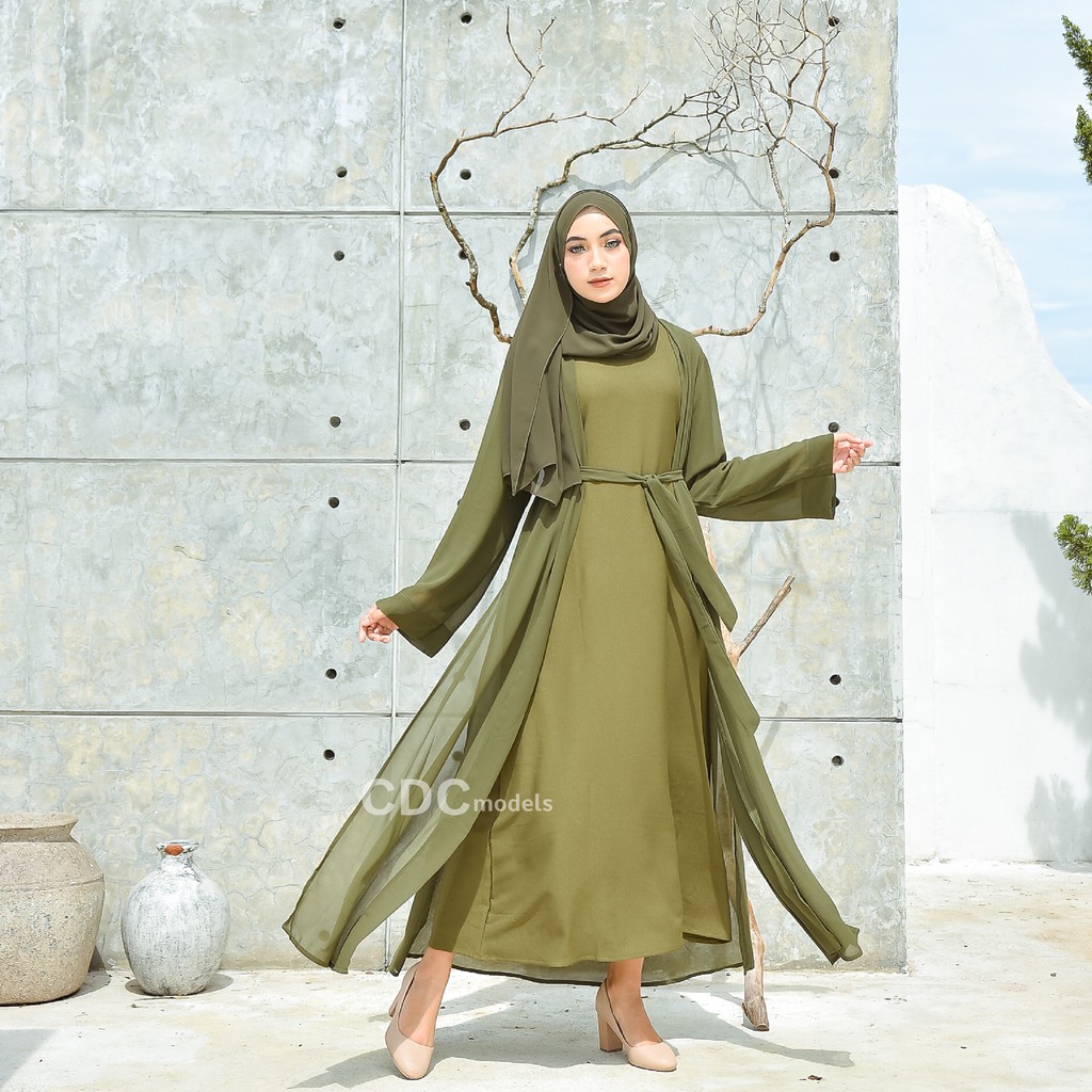 Jual CDCmodels Abaya Set Dress * Dress Wanita / Pakaian Wanita