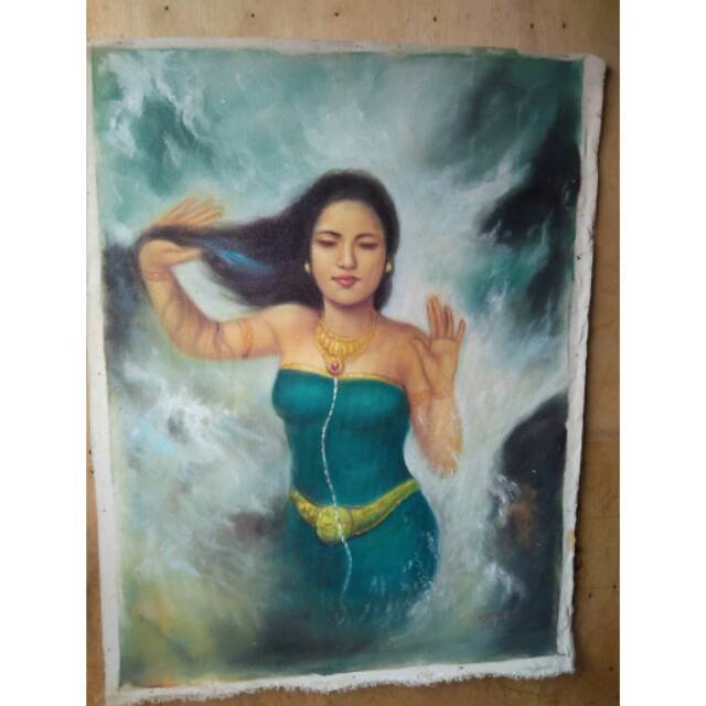 Foto Lukisan Ratu Pantai Selatan Paimin Gambar