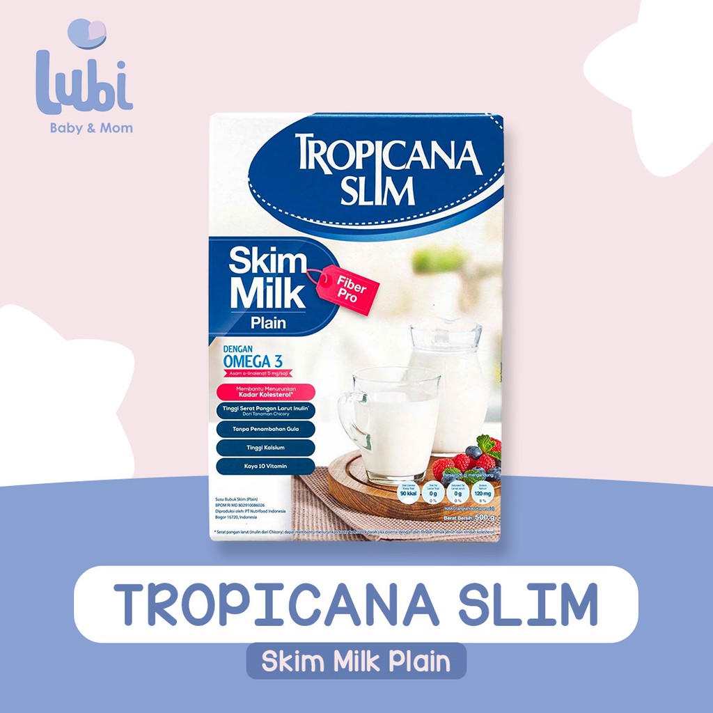 Jual TROPICANA SLIM SKIM MILK FIBER PLAIN 500 Gr Indonesia