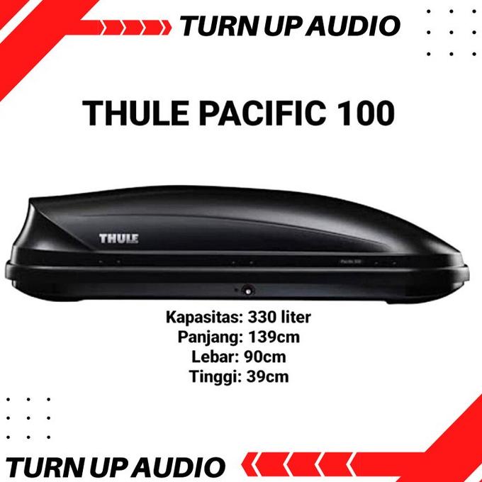 Jual Roofbox Roof Box Thule Pacific 100 Anthracite Aeroskin Black Original | Shopee Indonesia