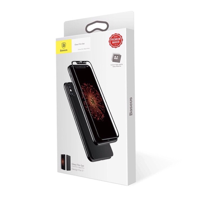 Jual Baseus Tempered Glass Iphone X Screen Protector Full Cover Anti Gores | Shopee Indonesia