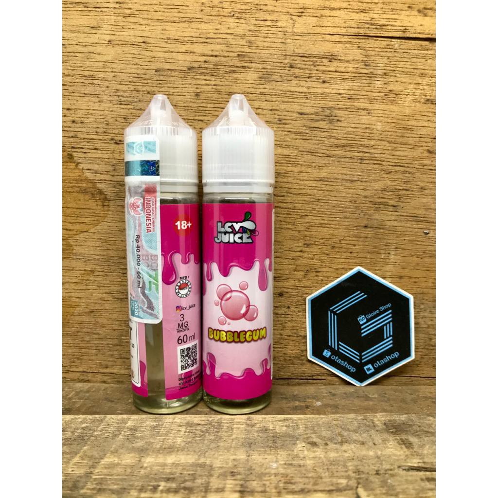 Jual Lcv Bubblegum by Lcv Juice 60ml 3mg liquid vape pita cukai bubble